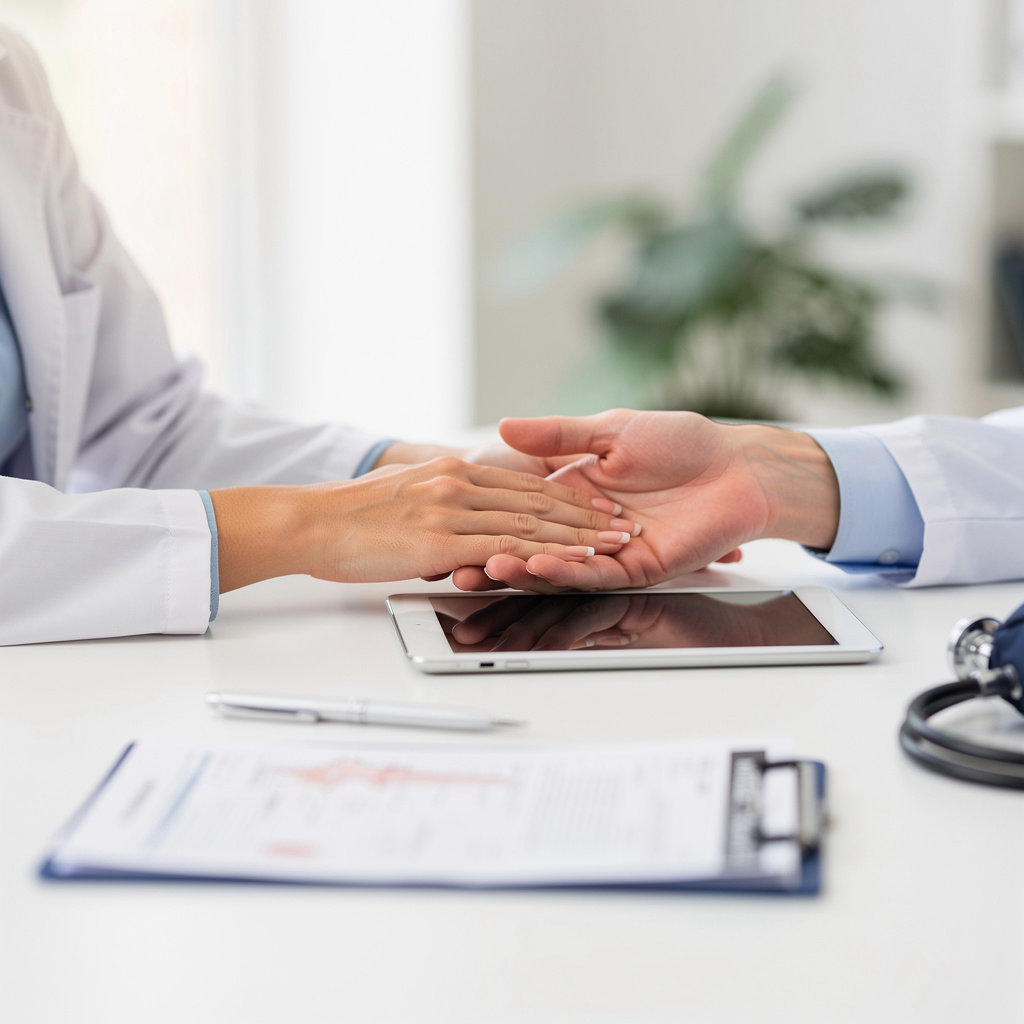 Dr. Renee M. Dupont, MD Encinitas - compassionate physician discussing personalized treatment plans with a patient